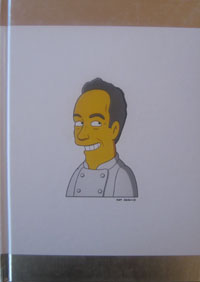 Portada del libro, ilustrada por Matt Groening Portada del libro, ilustrada por Matt Groening