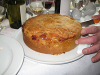 Pastel de patata y cabeza de cerdo, el segundo plato que comimos en el restaurante St. John