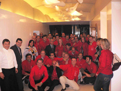 Los casacas rojas en El Celler de Can Roca Los casacas rojas en El Celler de Can Roca