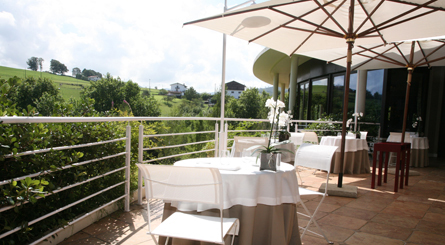 La terraza del restaurante