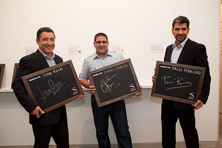Joan Roca, Dani García y Paco Roncero Joan Roca, Dani García y Paco Roncero