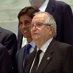 Juan Mari Arzak durante la ceremonia de entrega de las Medallas