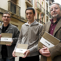 Los autores, en la presentación Los autores, en la presentación