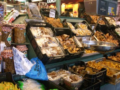 La parada de Bolets Petràs en La Boquería