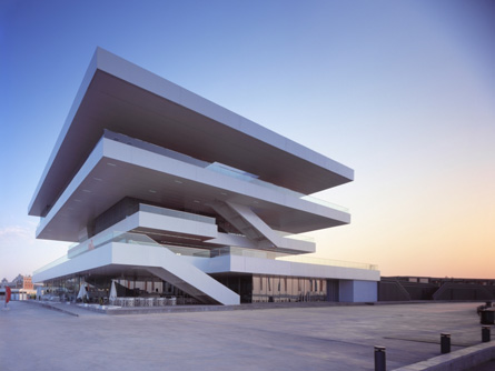 "Veles e Vents", el edificio que albergará la gastronomía de la America's Cup de Vela "Veles e Vents", el edificio que albergará la gastronomía de la America's Cup de Vela