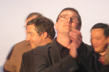 Dos amigos en la gala de entrega de premios de "Restaurant Magazine"