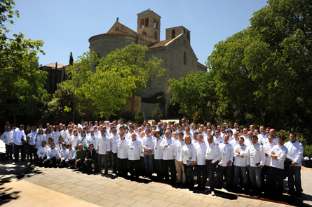 Los 140 cocineros en Món Sant Benet