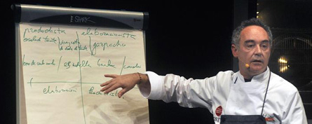 Se acabaron los mitos entre cocina productista y elaboracionista Ferran Adrià (re)construye la cocina 0