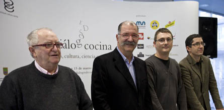 Juan Mari Arzak, Pedro Subijana, Andoni Luis Aduriz y Joxe Mari Aizega