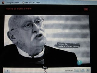 Gaspar Rey en el documental sobre elBulli Fallece Gaspar Rey, editor de “Cocina Futuro” 0