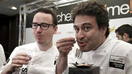 Paco Morales y Pepe Rordríguez Rey, triunfadores de Chef Millesime 2011 Shuttle Alicante-Madrid 1