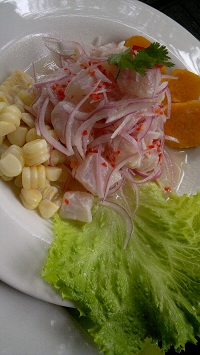 Uno de los famosos cebiches de La Mar... Comiendo Perú (1) 2