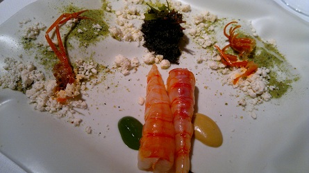 Gamba de Palamós y su entorno “Platos de una exposición” (1) 1