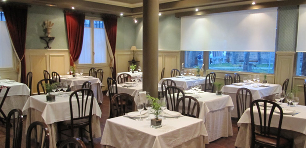 El salón del restaurante Echaurren, en Ezcaray La Rioja express 3