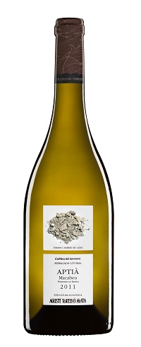 Aptià 2011, uno de los vinos de la nueva "Col·lecció Terrers" de Agustí Torelló Mata. Agustí Torelló Mata presenta la “Col•lecció Terrers”, una firme apuesta por los vinos tranquilos 0