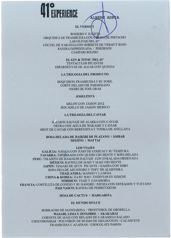 El Cosario de Alberto. 16/41º – 120/tickets 1