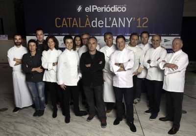 Ferrán Adriá, Joan Rocay Carme Ruscalleada capitanearon el equipo de cocineros.