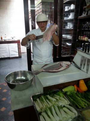 Javier en la cocina