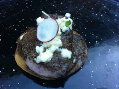 Tortilla de mole.