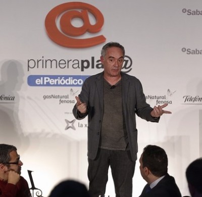 Ferran Adrià Ferran Adrià: «La creatividad es buscarse la vida» 0
