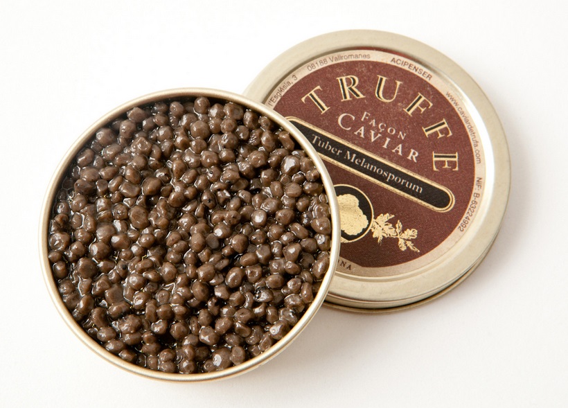 Caviar de trufa negra.