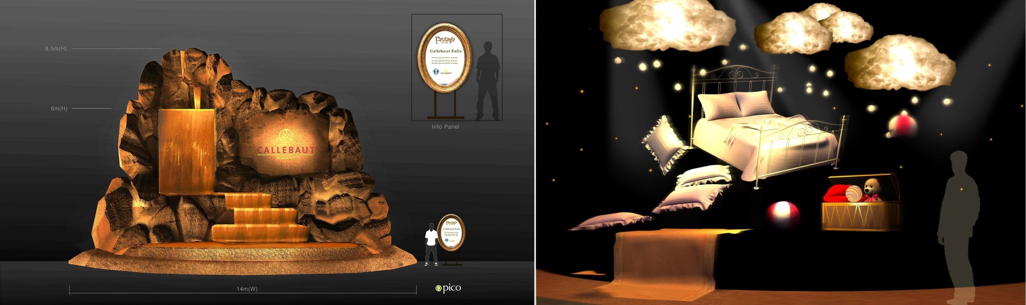 La fuente de chcocolate más grande del mundo y dreamland