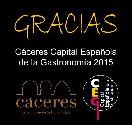 Cáceres, Capital Gastronómica 2015