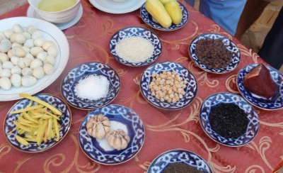 Ingredientes para hacer el arroz pilaf