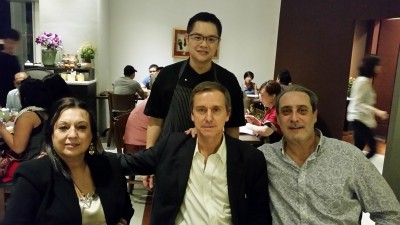 Malcolm, Roser, Jorge y Xavier en Candlenut