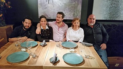 Israel, Juan Pablo y su mujer, Carmen y Joan (Kaah Siis)