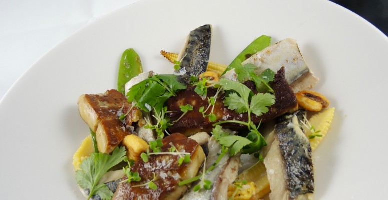 2.caballa con foie
