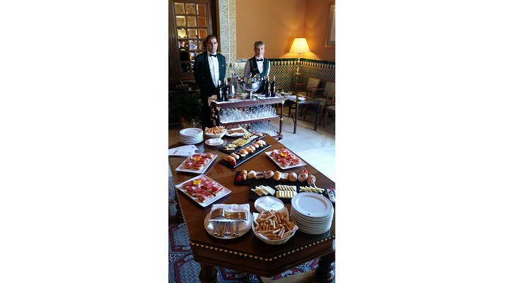 El brunch del Alhambra Palace