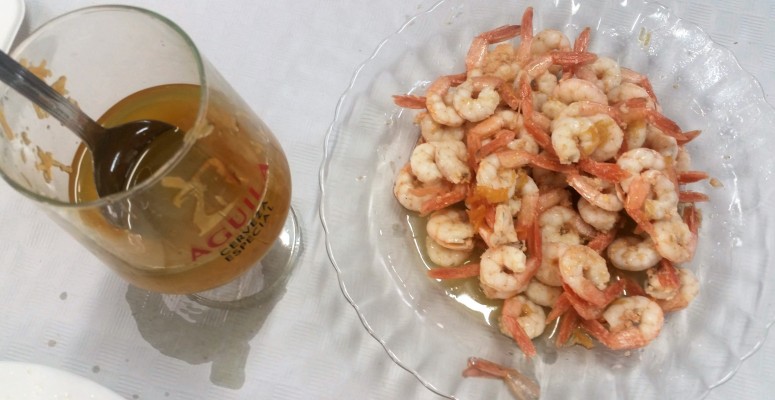 Las gambas de El Capa