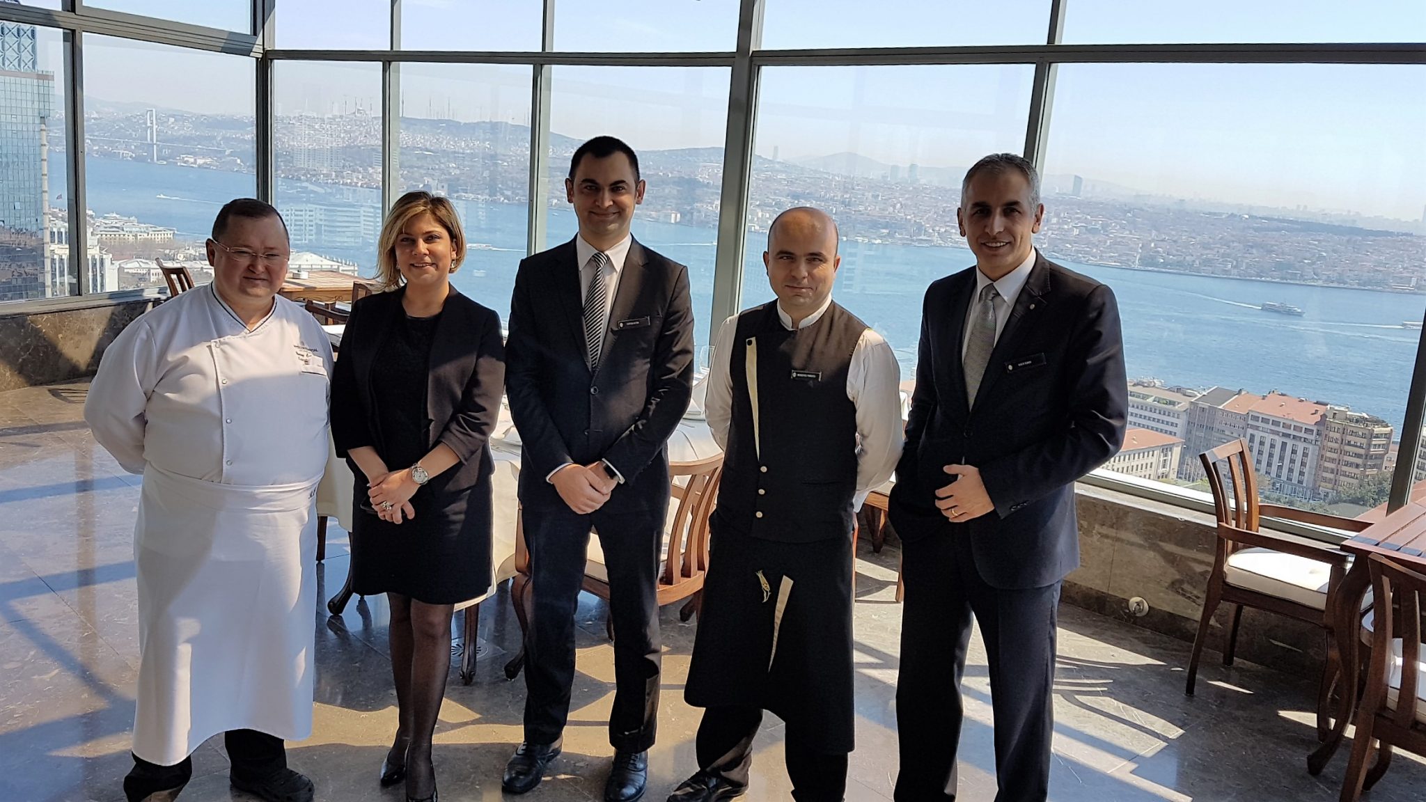 El equipo del restaurante Safran