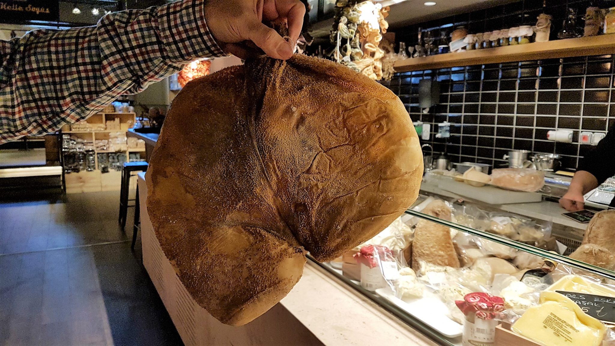 El estómago de vaca relleno de queso (Delimonti)