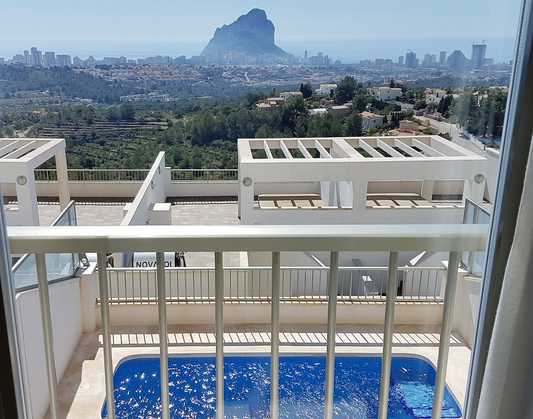Panorama desde la habitación del resort. Calpe. Foto Xavier Agulló