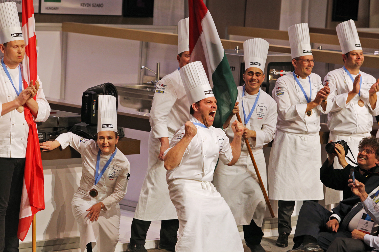 TAMaS SZeLL (HUNGRiA) CELEBRA VICTORIA Foto: Organización Bocuse d'Or