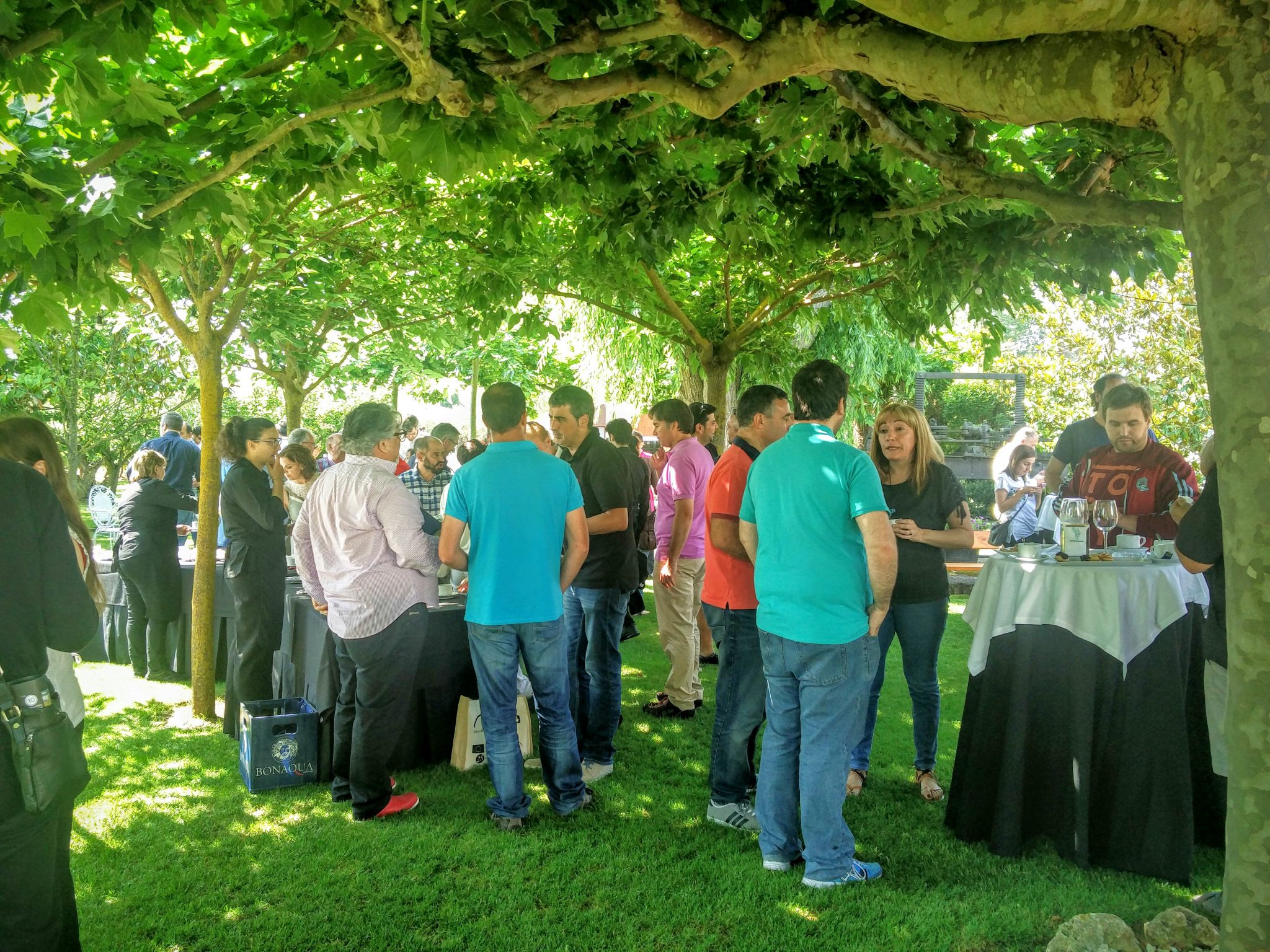 El encuentro vinícola, organizado por la Fundación Hazi. Foto: Yolanda Ortiz de Arri