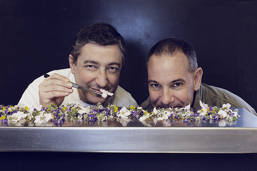 Joan Roca y Evarist March. Foto: El Celler de Can Roca