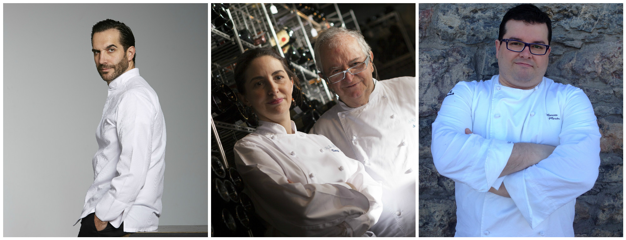 Sandoval, Elena y Jose Mari Arzak y Marcos Morán