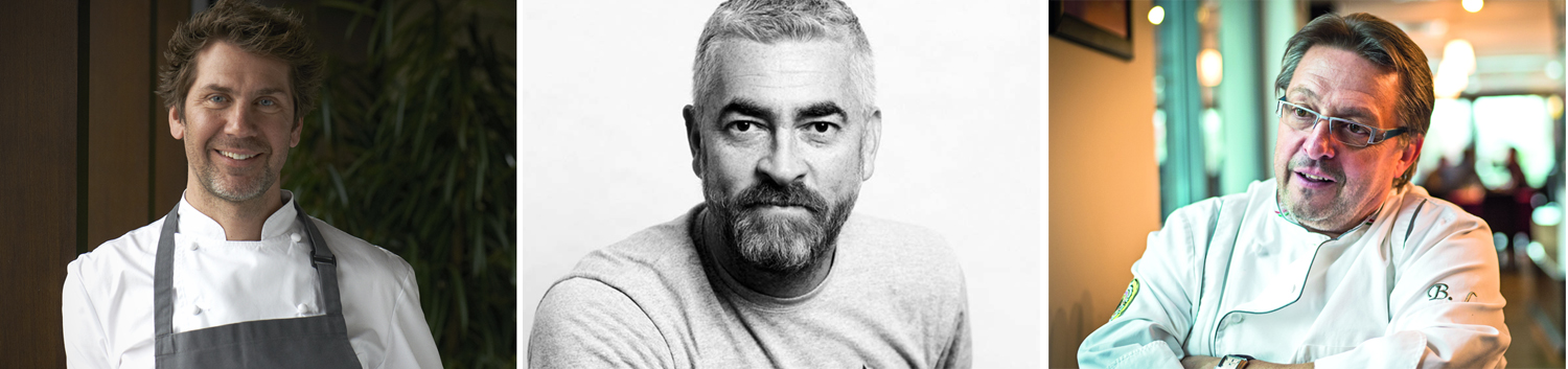 Mehmet Gürs, Alex Atala y Lajos Biró