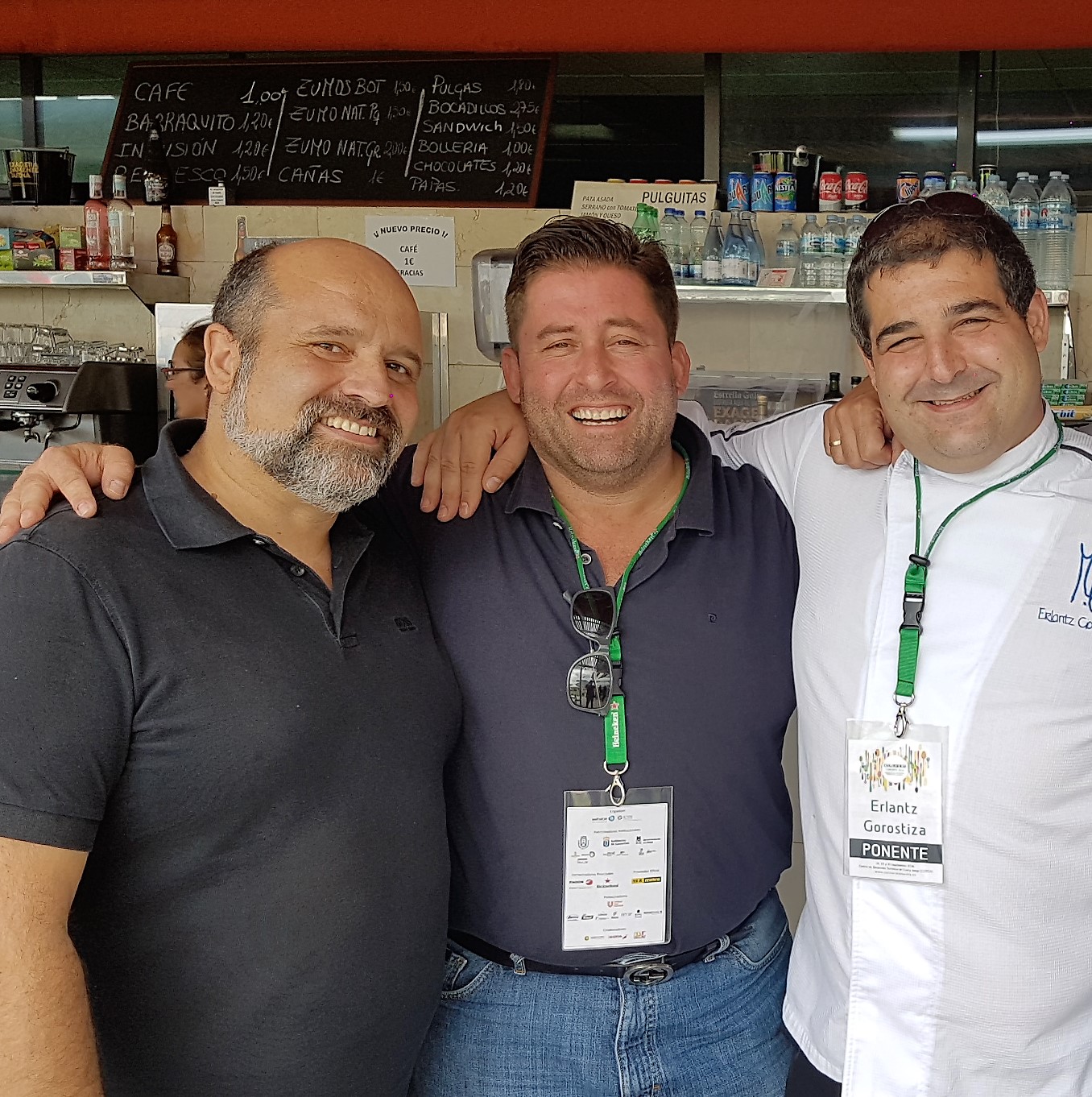 Toni Pérez, Fran Relea y Erlantz Gorostiza