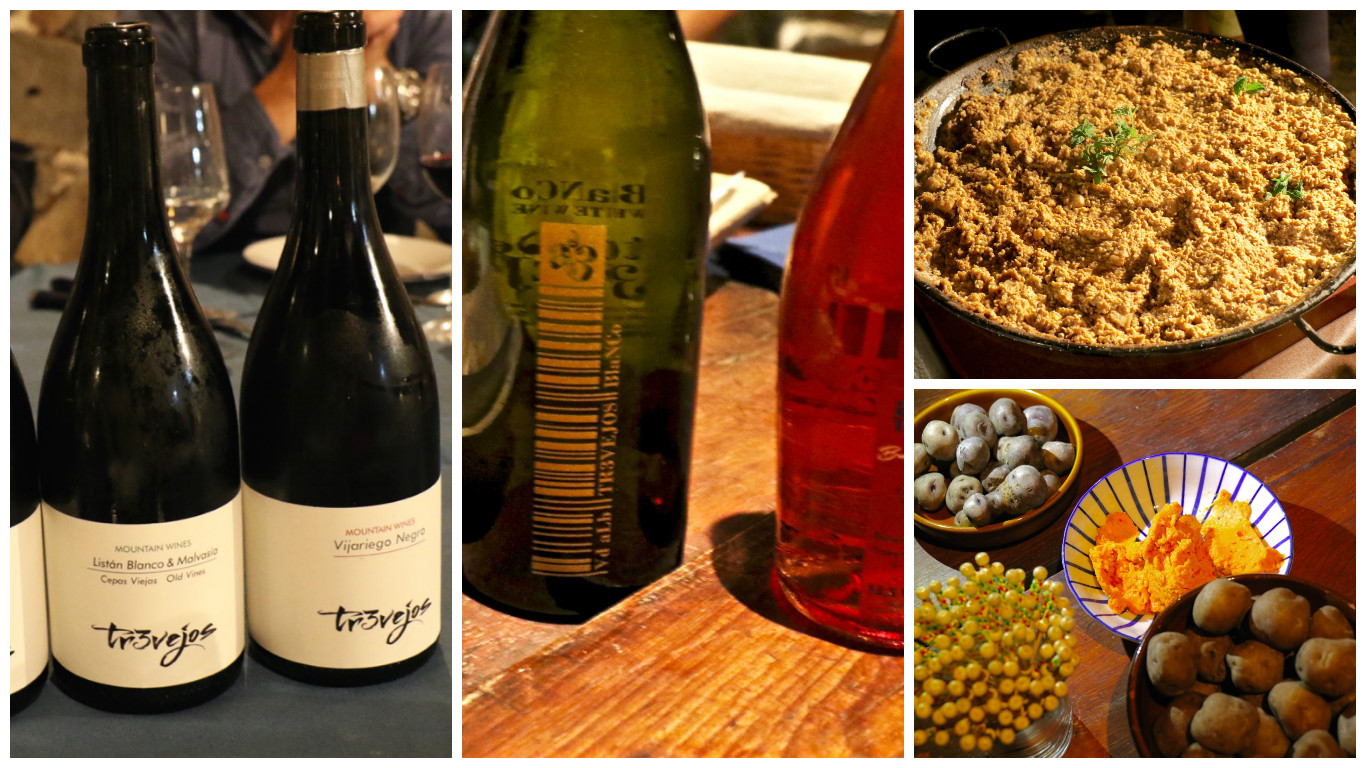 Trevejos. Mountain Wines. Escaldón. Papas. Bodega Altos de Trevejo. Culinaria 16 Tenerife. Fotos Francisco Belín.