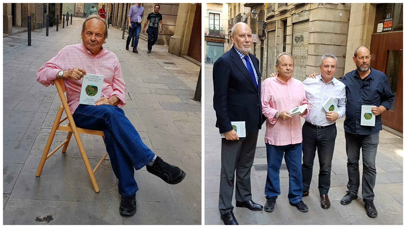 Arturo San Agustín. Marius Carol, Arturo, Quim Vila y Joan Sala.