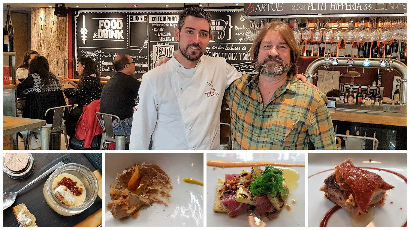 Diego y Francisco. Bacalao. Perdiz. Tataki. Cochinillo. Latitud. Ciudad real. Fotos Xavier Agulló.