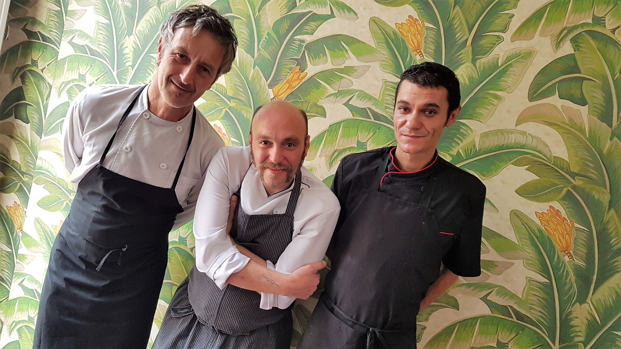 "Ka" y su equipo. La Trattoria. Santa Cruz de Te nerife. Tenerife. Foto: Xavier Agulló.