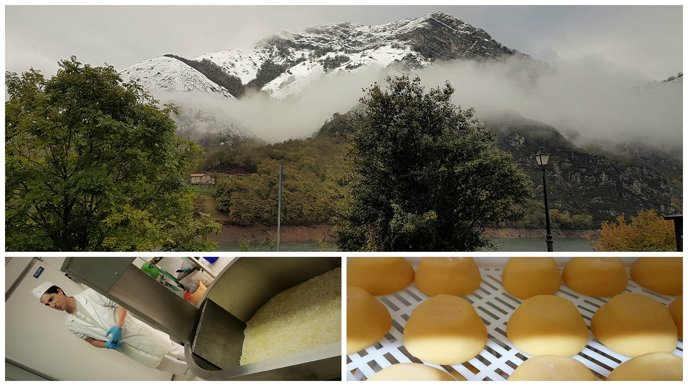 Vistas desde la quesería. Fran Cueria. Quesos casín. Tanes. ASturias. Fotos: Xavier Agulló.