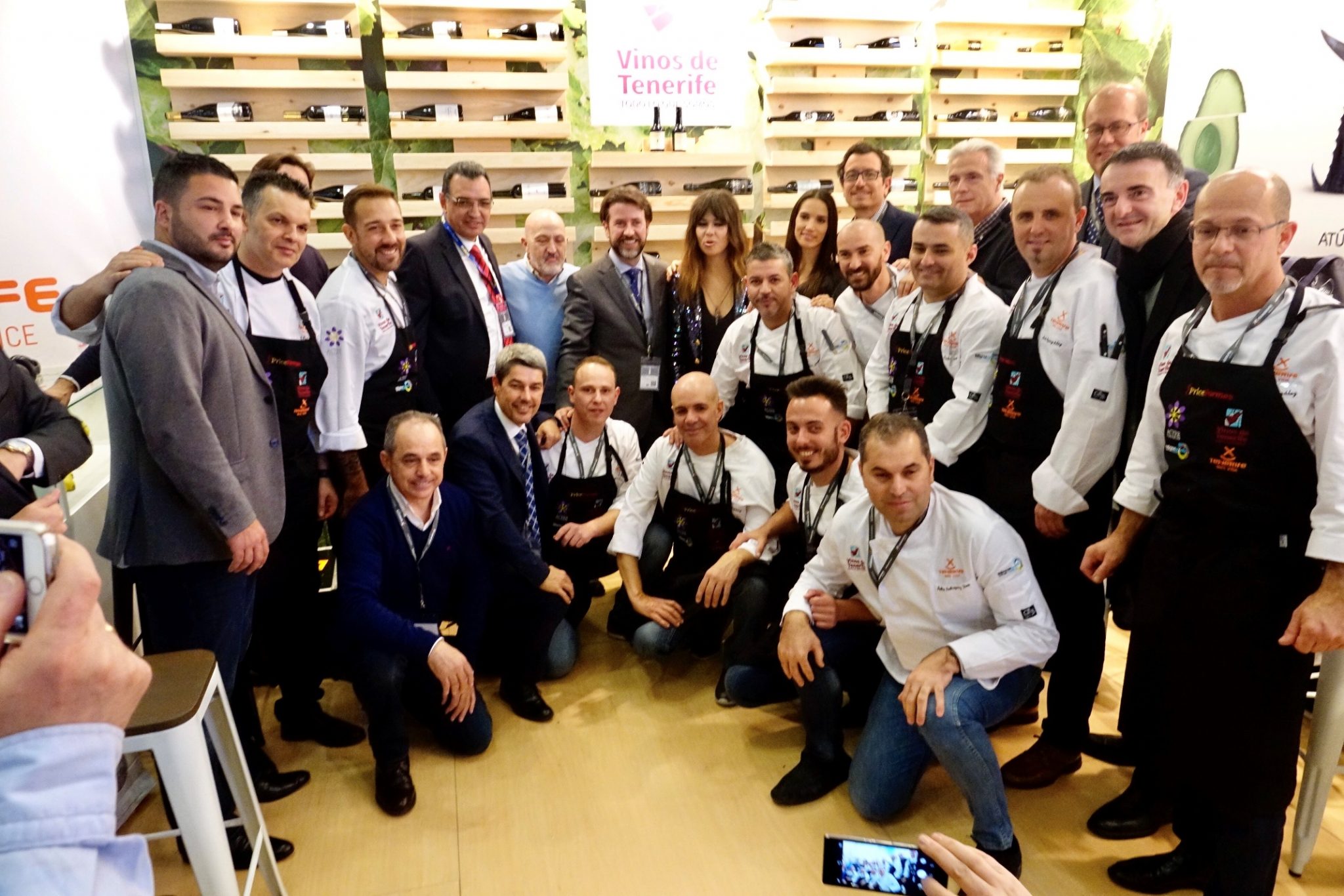 El grupo de cocineros de Tenerife. Madrid Fusión 17. Madrid.