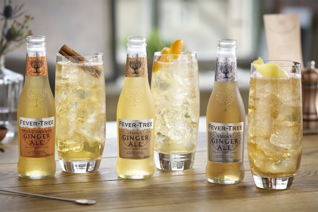 Los mixers de FeverTree para combinar con whisky, ron, coñac, brandy o