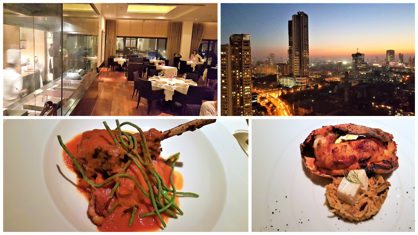 Restaurante Ziya. Comedor. Vistas. Pollo. Langosta. MUmbai. India. Fotos Xavier Agulló.